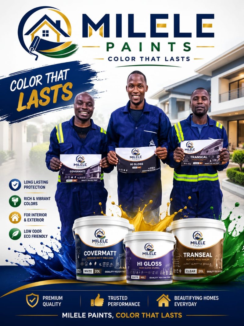 Milele Paints — premium Kenyan paints, color that lasts